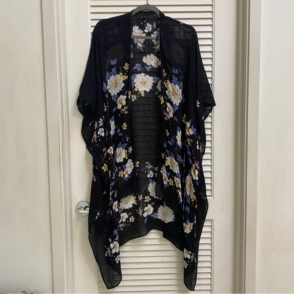 Floral Printed Kimono